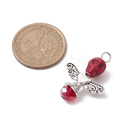 Подвески из синтетической бирюзы и стекла&nbsp;PALLOY-TA00113-01