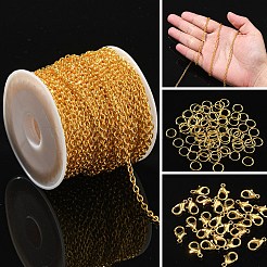 Наборы для самостоятельного изготовления цепей из железного кабеля&nbsp;DIY-YW0010-23G