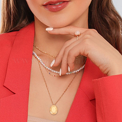 Наборы для самостоятельного изготовления латунных овальных подвесок-медальонов&nbsp;NJEW-HY0001-05