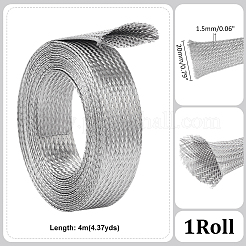 4 м плоская плетеная трубка из нержавеющей стали марки 304&nbsp;FIND-UN0016-16B