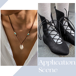 1 рулон шнура из воловьей кожи для украшений&nbsp;WL-CL0001-03B-01