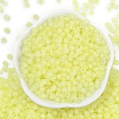 6/0 светящаяся стеклянная бусина&nbsp;SEED-NH0001-01B