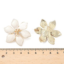 Серьги сплава горный хрусталь&nbsp;LS-EJEW-P310-02G-01