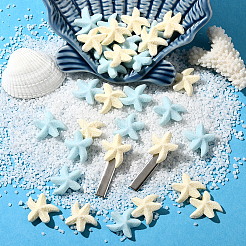 Кабошоны из непрозрачной смолы&nbsp;RESI-SC0036-45