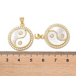 Латунные микро проложить кубического циркония подвески&nbsp;KK-B083-11G