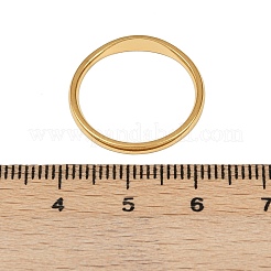 Кольца из нержавеющей стали 304 с гладкими полосами&nbsp;LS-RJEW-P151-01G-02