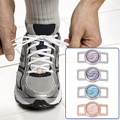 8 шт. 4-х цветные подвески-шнурки из сплава и смолы&nbsp;FIND-PH0017-50