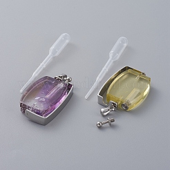 Вращающиеся подвески для флаконов из натурального кварца&nbsp;G-M362-02P