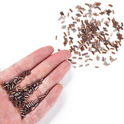 Прозрачные цвета блестящие стеклянные бусины из стекляруса&nbsp;SEED-N005-001-A09