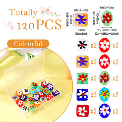 20шт 10 стиля ручной работы бусины лэмпворк&nbsp;LAMP-TA0001-48