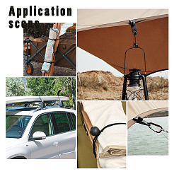 Нейлоновый пластиковый зажим для палатки&nbsp;FIND-WH0064-48