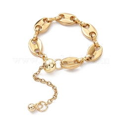 Регулируемые цепные кольца для пальцев из нержавеющей стали 304&nbsp;RJEW-JR00960-01