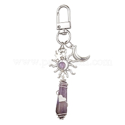 5 шт. подвеска в виде пули из натурального лазурита&nbsp;HJEW-JM03057