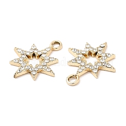 Подвески со стразами из сплава с ультрафиолетовым покрытием&nbsp;PALLOY-A004-08G