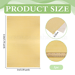 Хлопчатобумажная ткань с рисунком тартан&nbsp;DIY-WH0591-273A