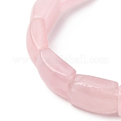 Эластичные браслеты из натурального розового кварца для женщин и мужчин&nbsp;BJEW-C097-02A-13