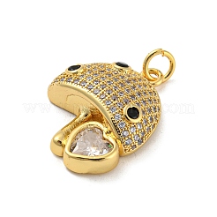 Латунь с подвесками из фианита&nbsp;LS-KK-Z032-01B-G