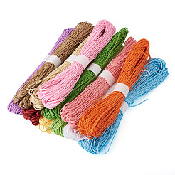 12 пачка 12-х цветного витого бумажного шнура&nbsp;DIY-TA0013-29