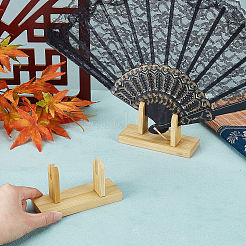 Деревянные складные веерные стенды&nbsp;DIY-WH0899-323