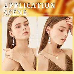 50шт 2 цвета латунные подвески&nbsp;KK-BBC0006-95