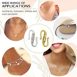 20 шт. застежки-крючки в тибетском стиле из сплава&nbsp;TIBE-YW0002-04AG