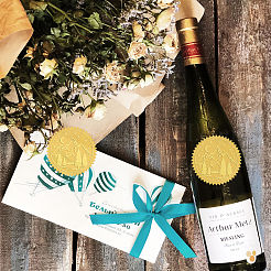 Пластиковые самоклеящиеся наклейки с тиснением из золотой фольги&nbsp;DIY-WH0211-157