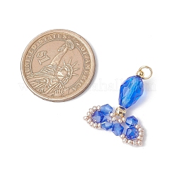 Прозрачные стеклянные подвески&nbsp;PALLOY-MZ00725-04