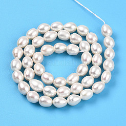 Нити из натурального культивированного пресноводного жемчуга PEAR-N012-06X-01