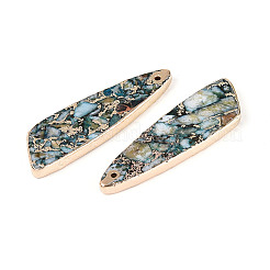 Кулоны из крашеного натурального регалита / императорской яшмы / морской яшмы&nbsp;G-T143-25B