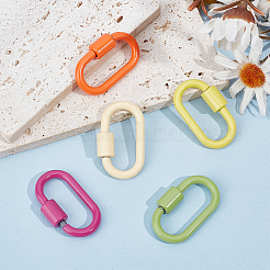 6 шт. 6 стиля карабины из сплава с винтовым фиксатором&nbsp;FIND-DR0002-08A