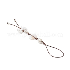 4 шт. подвесных украшений из ракушек и стеклянных жемчужин&nbsp;HJEW-TA00425