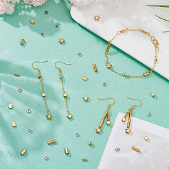 100 шт. 10 стиля гальванизированных синтетических немагнитных гематитовых бусин&nbsp;G-AR0005-64