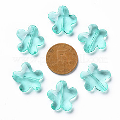 Прозрачные акриловые бусины TACR-S154-32B-68