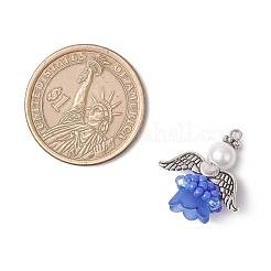 Подвески-ангелы из стеклянных бисеров&nbsp;PALLOY-MZ00714-05