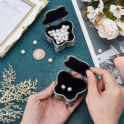 Шкатулки для хранения ювелирных изделий из сплава&nbsp;CON-WH0086-166