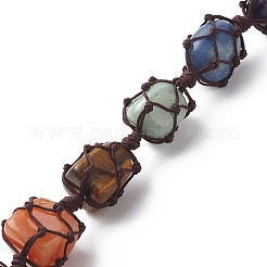 7 подвесное украшение из драгоценного камня чакры&nbsp;HJEW-JM00805-03