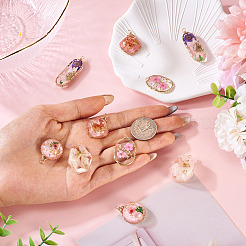 10шт 5 стиля подвески из эпоксидной смолы&nbsp;FIND-TA0008-91