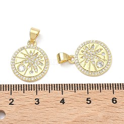 Латунные микро проложить кубического циркония подвески&nbsp;KK-P345-73G