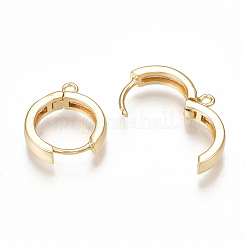 Латунные серьги-обручи&nbsp;LS-X-KK-S350-069G