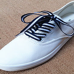 4 шт. полосатый полиэстеровый шнурок&nbsp;AJEW-LP0002-51