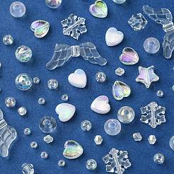 Прозрачные акриловые бусины&nbsp;TACR-FS0001-43