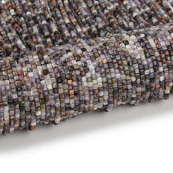 Фиолетовые фиолетовые бусины&nbsp;LS-G-RM2025-D51-3x3mm