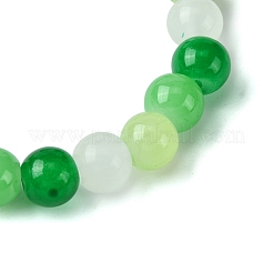 Женские эластичные браслеты из круглого стеклянного бисера диаметром 8 мм.&nbsp;BJEW-JB10873