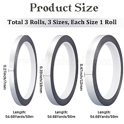 3 рулон 3 видов декоративных клейких лент для животных&nbsp;AJEW-CP0009-14B