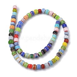 Бусины в форме шеврона из стекла миллефиори ручной работы&nbsp;LAMP-Z019-02B