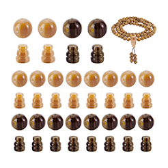 20 набор из 2-х цветных бусин из смолы «гуру»&nbsp;RESI-PH0002-62