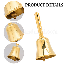 Латунный ручной колокольчик для вызова украшения&nbsp;AJEW-WH20018-194