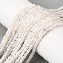 Бусины из натурального радужного лунного камня&nbsp;LS-G-G140-C01-02