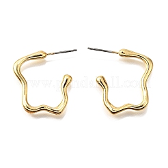 Серьги-гвоздики из нержавеющей стали 304&nbsp;EJEW-D307-01G