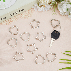 30 шт. 2-х стилевых разъемных колец из цинкового сплава&nbsp;FIND-SP0004-19